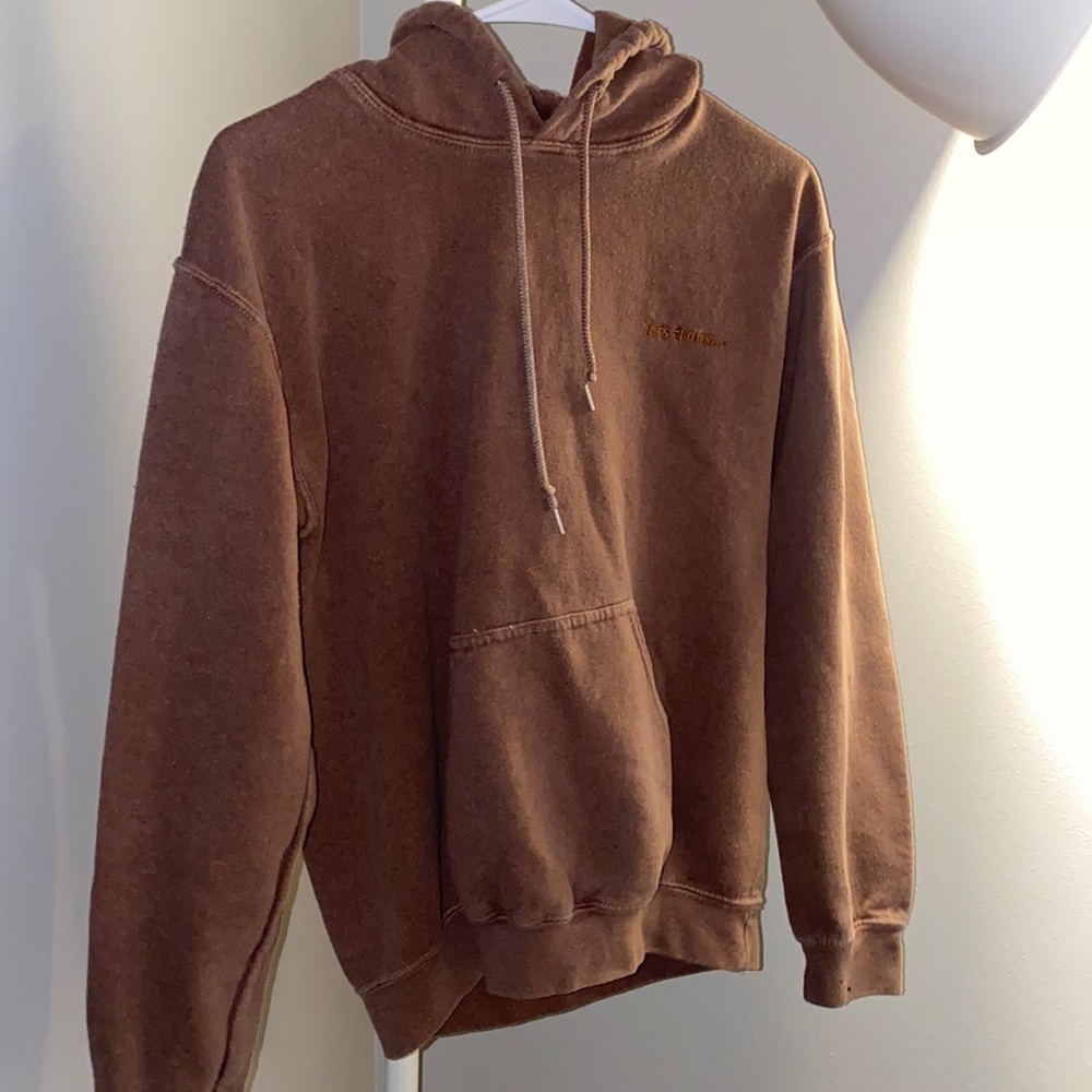 Iets frans brown hoodie - XS